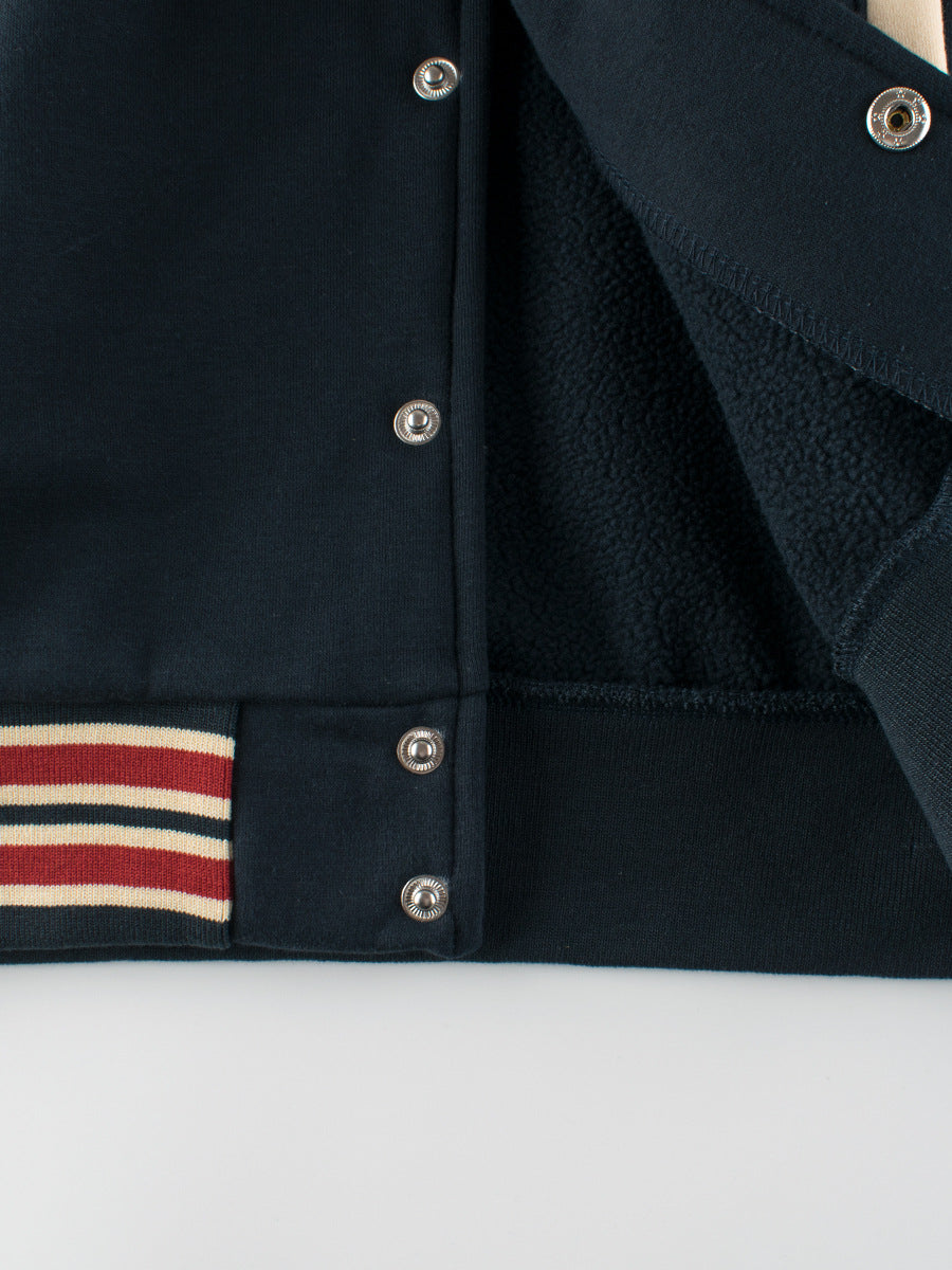 Boys and Girls Teddy Bear and Letters Printed Contrast Design Color outfit in blue, featuring a cute teddy bear and letters pattern.