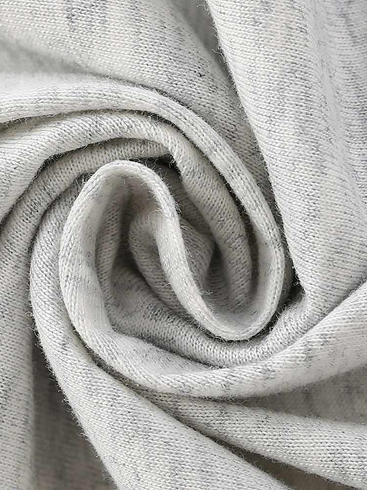 Boys’ Cartoon Dinosaur Design Short Sleeves T-Shirt in grey, featuring a playful dinosaur print, perfect for summer wear.