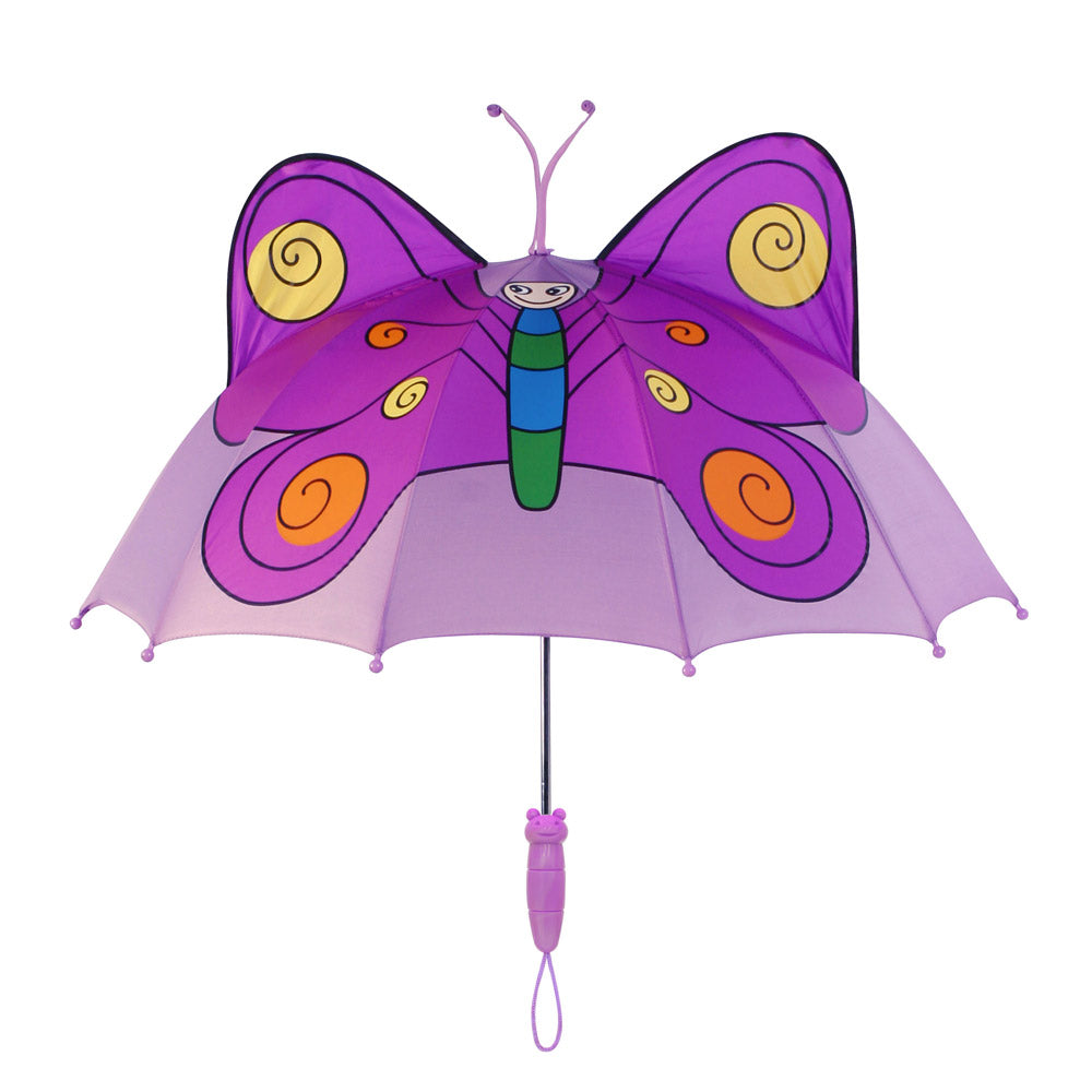 Kidorable Butterfly Umbrella with colorful butterfly design and playful handle, perfect for children.