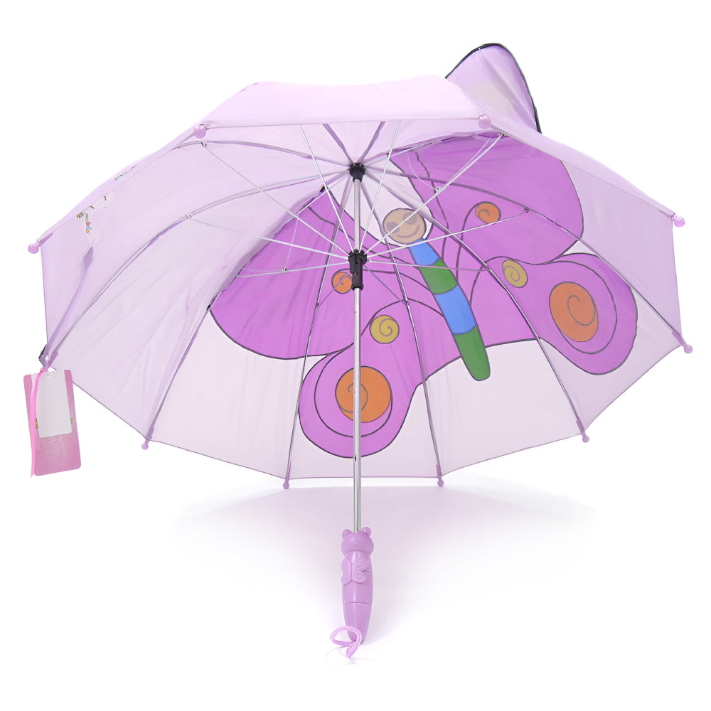 Kidorable Butterfly Umbrella with colorful butterfly design and playful handle, perfect for children.