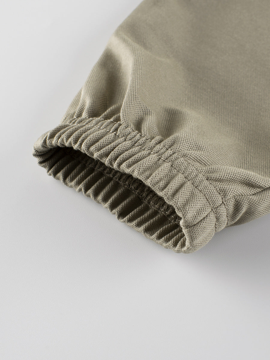 Children's Summer Boys' Solid Color Thin Breathable Pants in various colors, showcasing their lightweight and casual design.