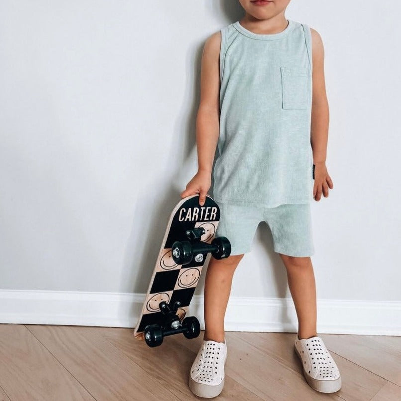 A modern curbside pickup service showcasing a vehicle parked outside a store, ready for order collection.