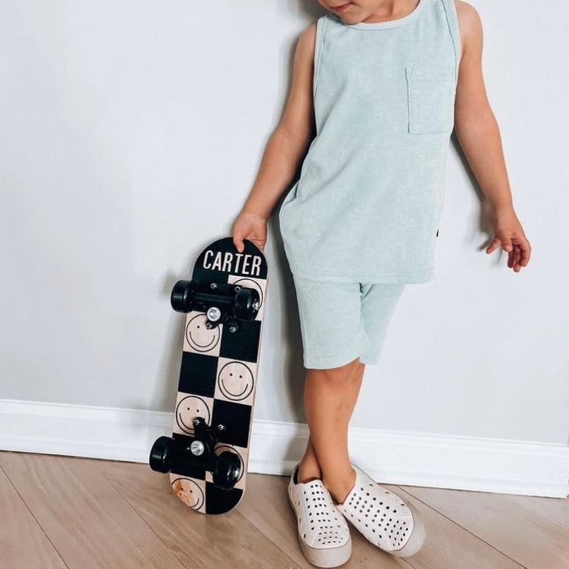 A modern curbside pickup service showcasing a vehicle parked outside a store, ready for order collection.