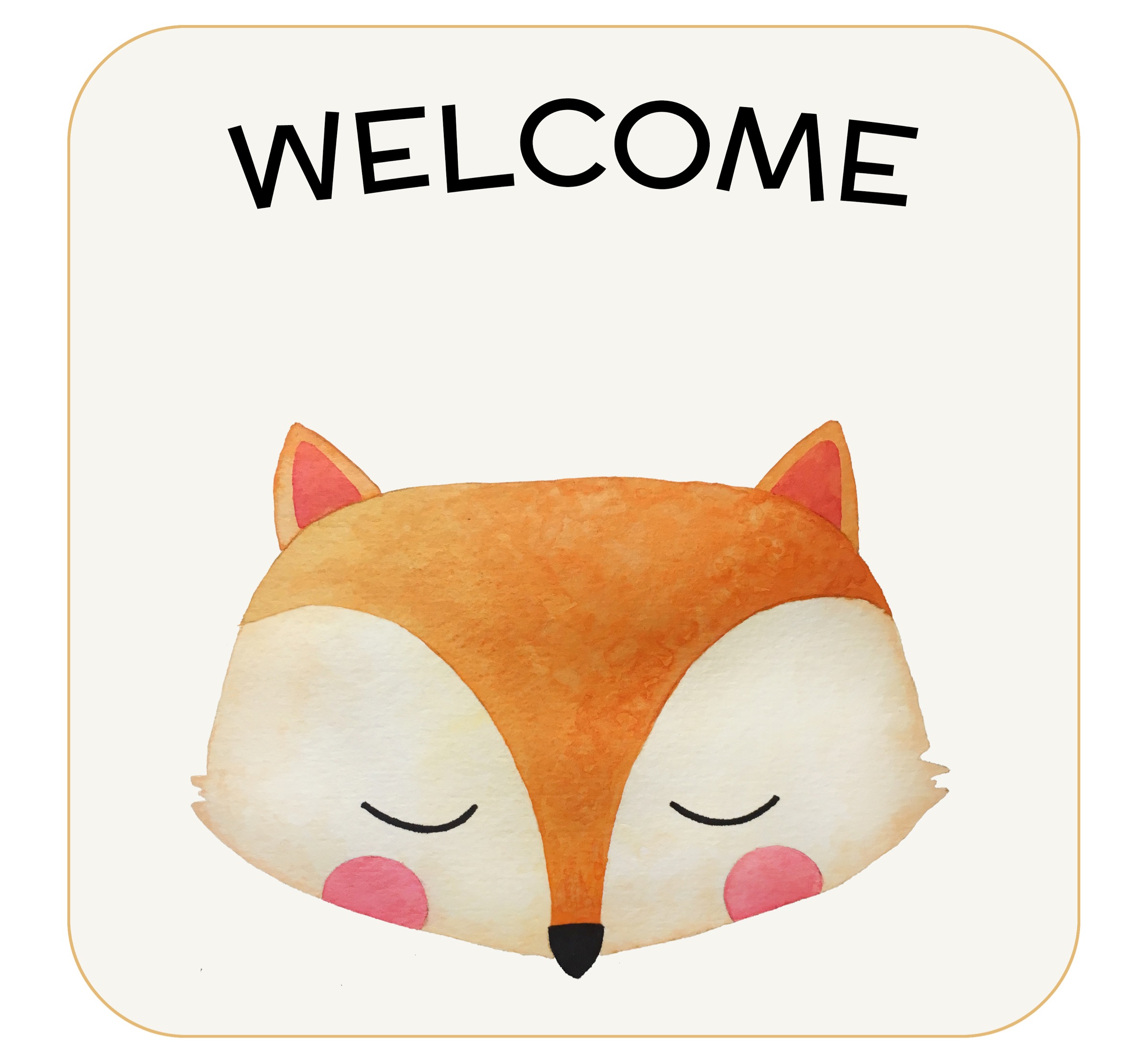 Fox Baby cocoon swaddle set including swaddle, headpiece, and announcement card, designed for newborns.