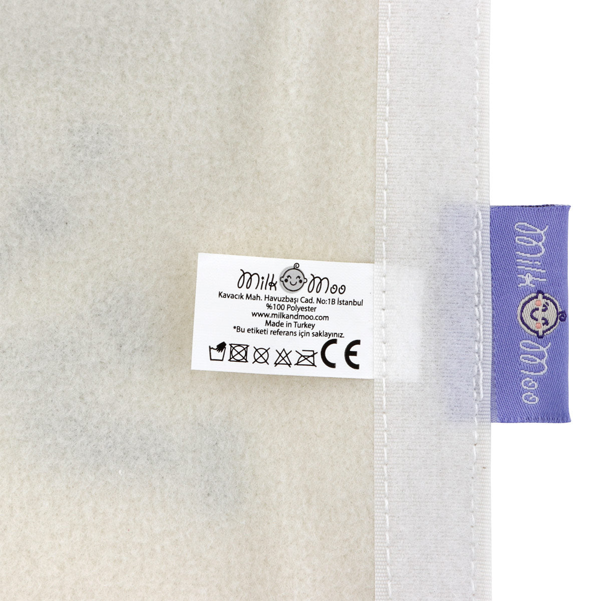 Milk&Moo Mermaid Sicherheitsgurtpolster für Kindersitz, aus weichem Polyester-Samt, in bunten Designs für Kinder.