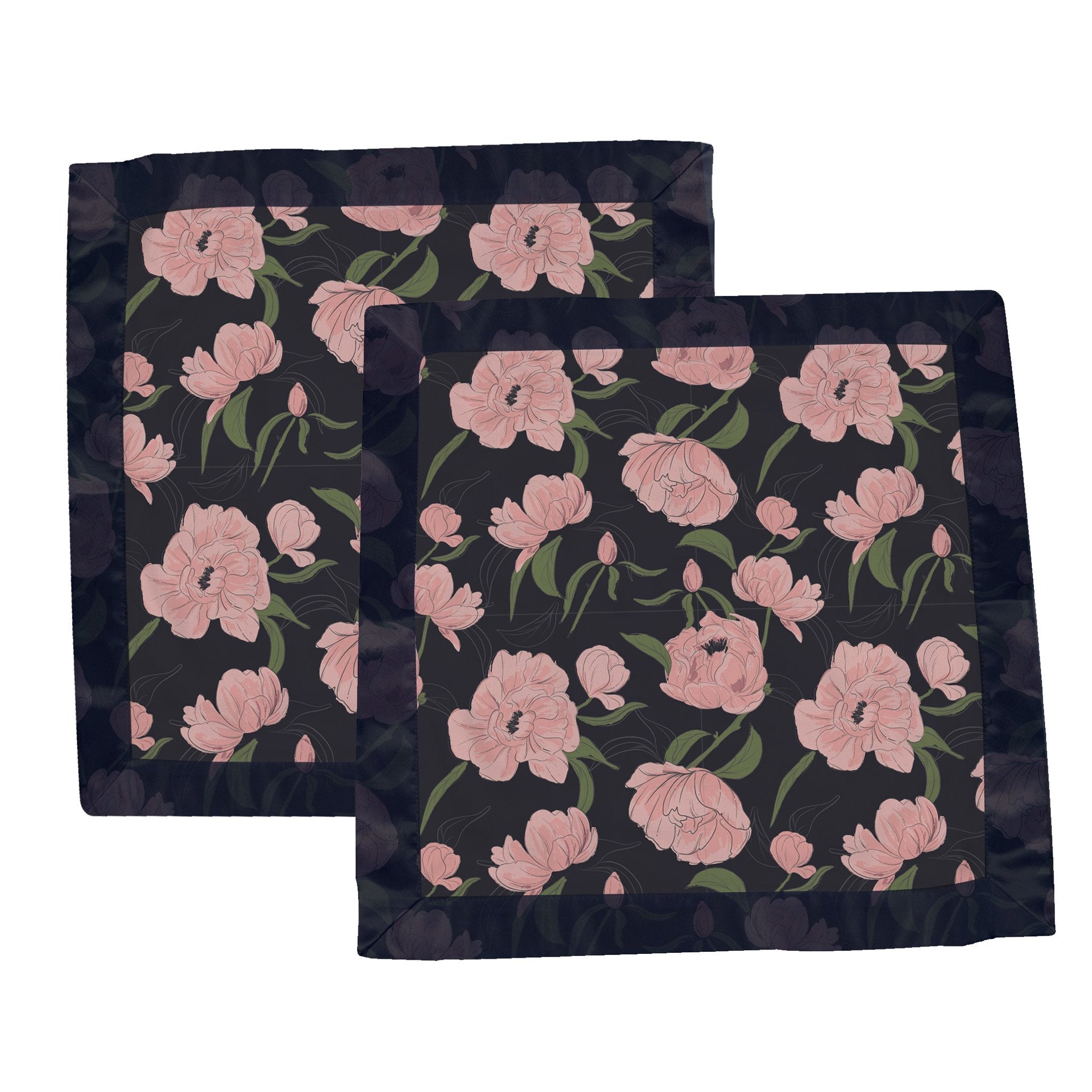 Peonies Newcastle Blankie made of soft bamboo muslin, featuring a cozy design perfect for children.