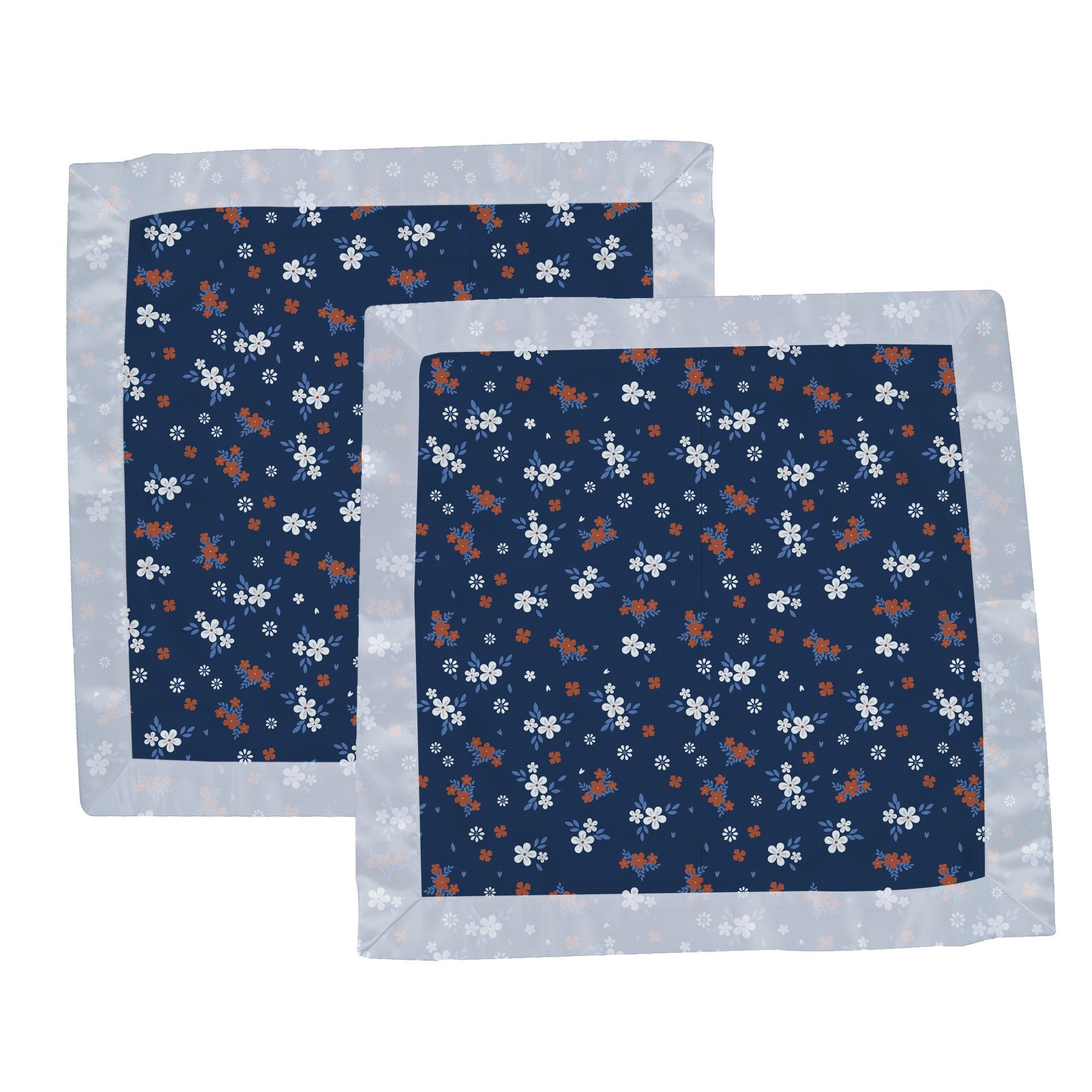 Serenity Floral Bamboo Muslin Security Baby Blankie featuring a soft floral design, perfect for comforting babies.