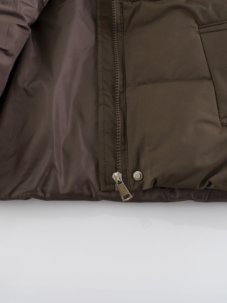 Stylish sleeveless single-breasted coat for kids in black, beige, and coffee colors, suitable for both boys and girls.