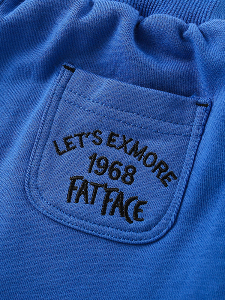 Summer Baby Kids Boys T-Shirt featuring a shark cartoon pattern with blue shorts, perfect for summer wear.