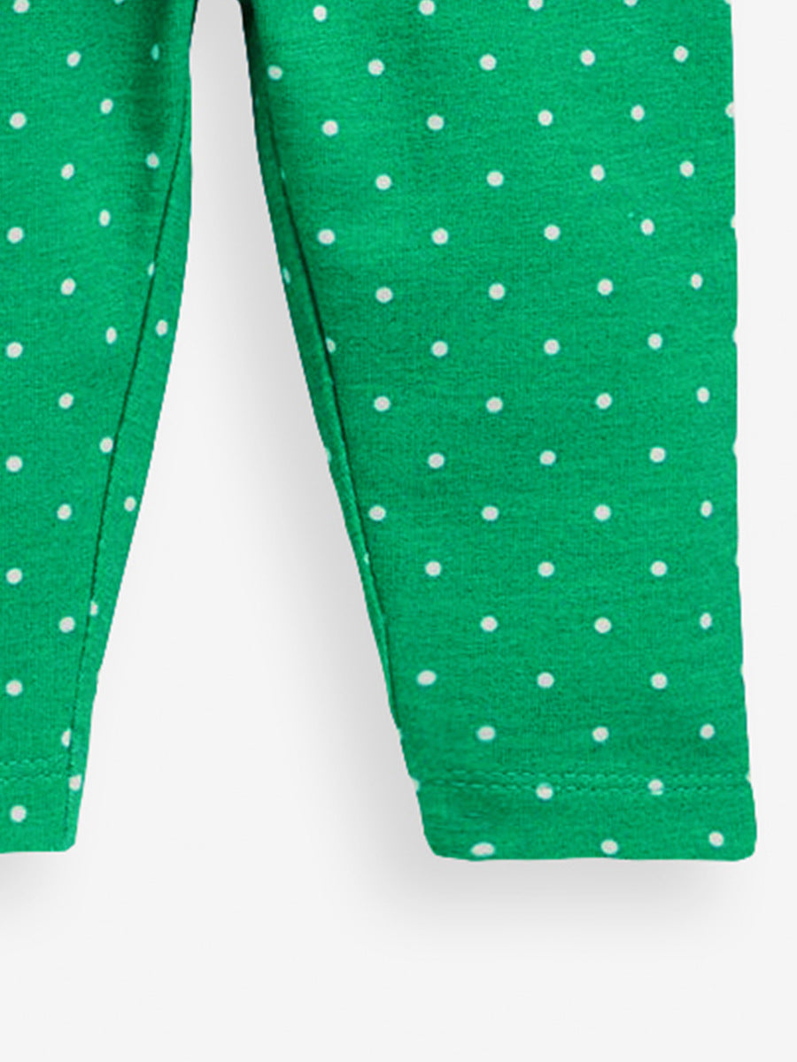 A pink striped dress for girls featuring a cute squirrel pattern and white dots, perfect for summer wear.