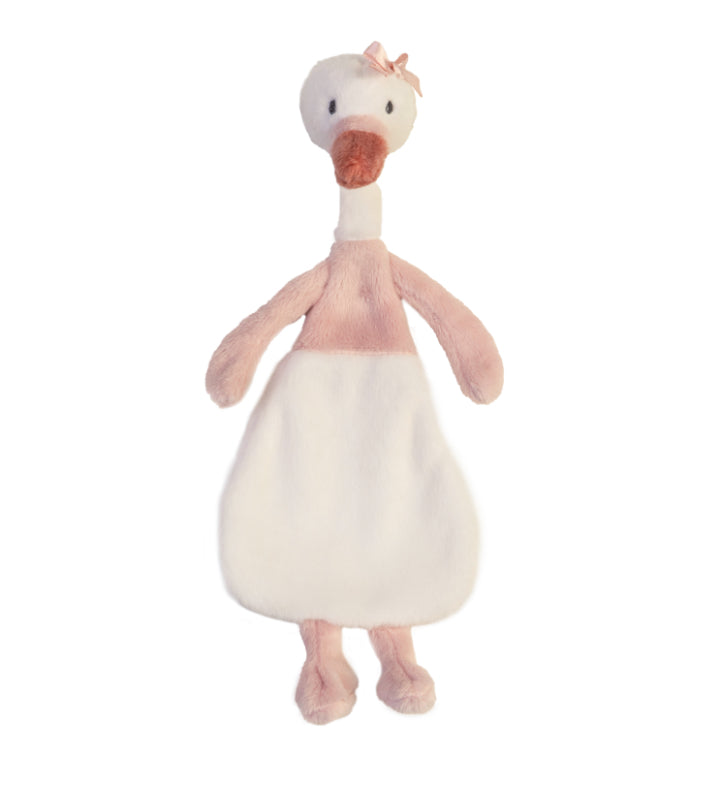 Swan Swizzle Tuttle by Happy Horse, a cute 8-inch cuddly toy designed for comfort and play.