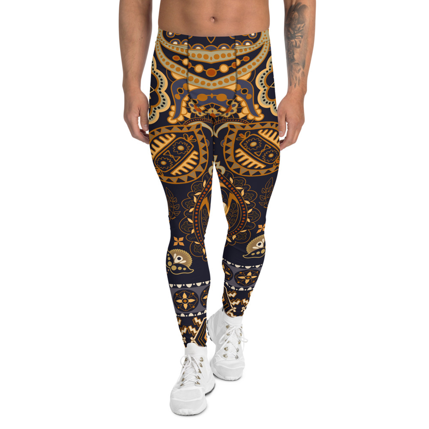 Main Bohemian Tribal Leggings for Men image
