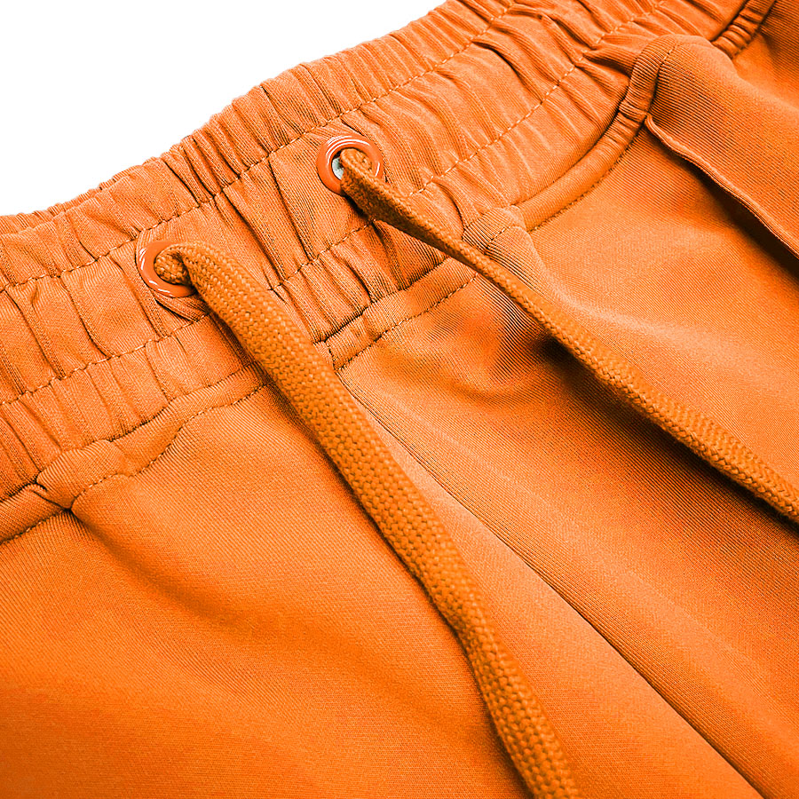 Men's Flare Stacked Track Suit featuring a matching jacket and pants with white side piping and zippered pockets.