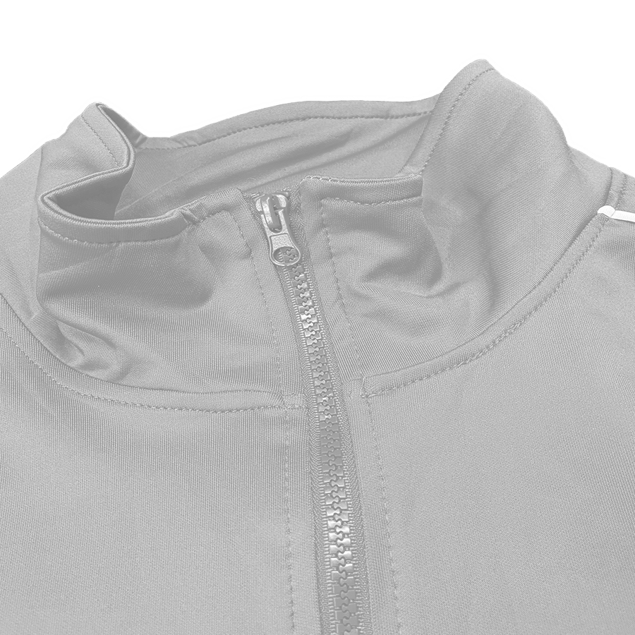 Men's Flare Stacked Track Suit featuring a matching jacket and pants with white side piping and zippered pockets.