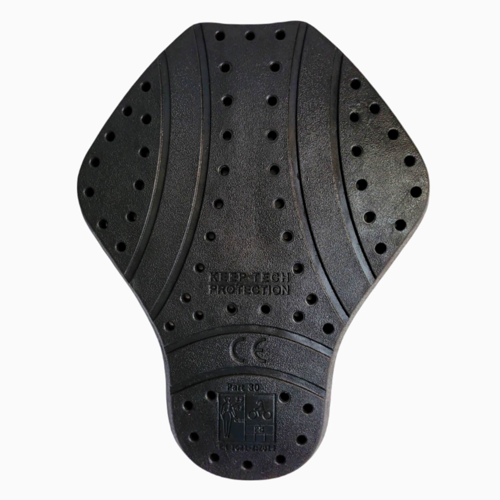 CE-1 Center Back Protective Pad designed for motorcycle jackets, featuring flexible PU foam for comfort and impact absorption.