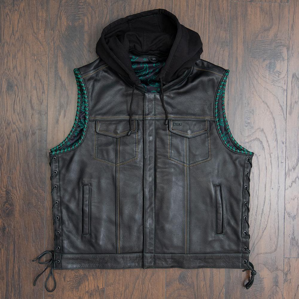 Green Gold Stich Green Braid in 2XL showcasing a stylish design with vibrant green color and braid detailing.