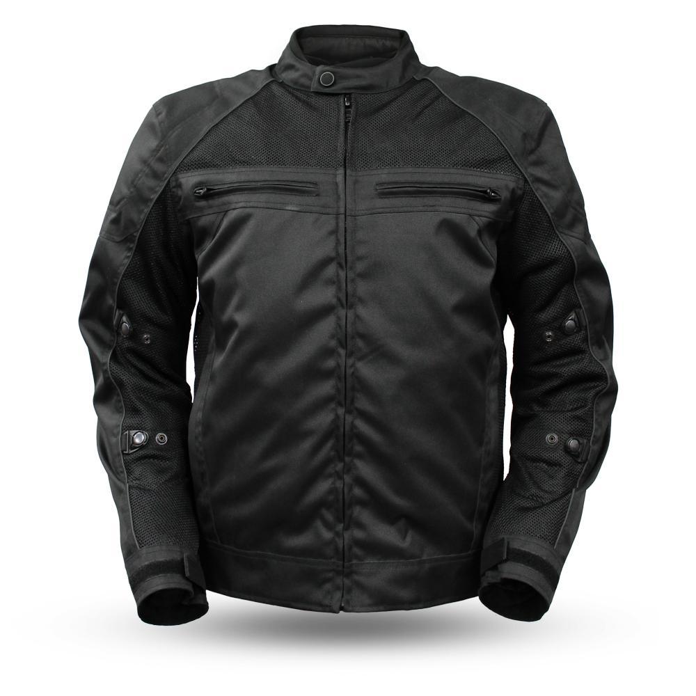 Textile Explorer Men's Motorcycle Jacket featuring Cordura fabric, stylish design, and multiple pockets for convenience.
