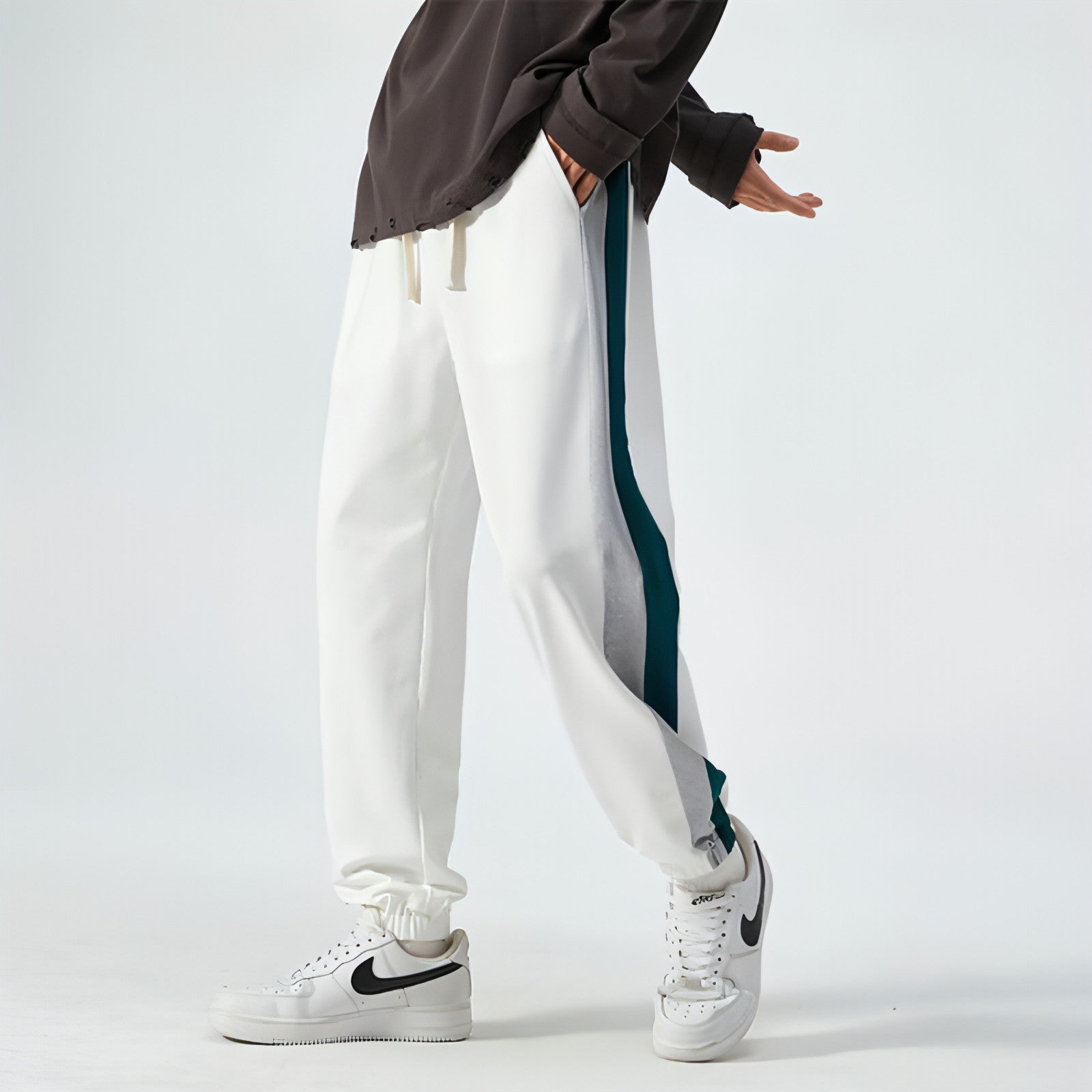 Main Men's Fashion Casual Ankle-tied Sports Loose Oversized Long Pants image