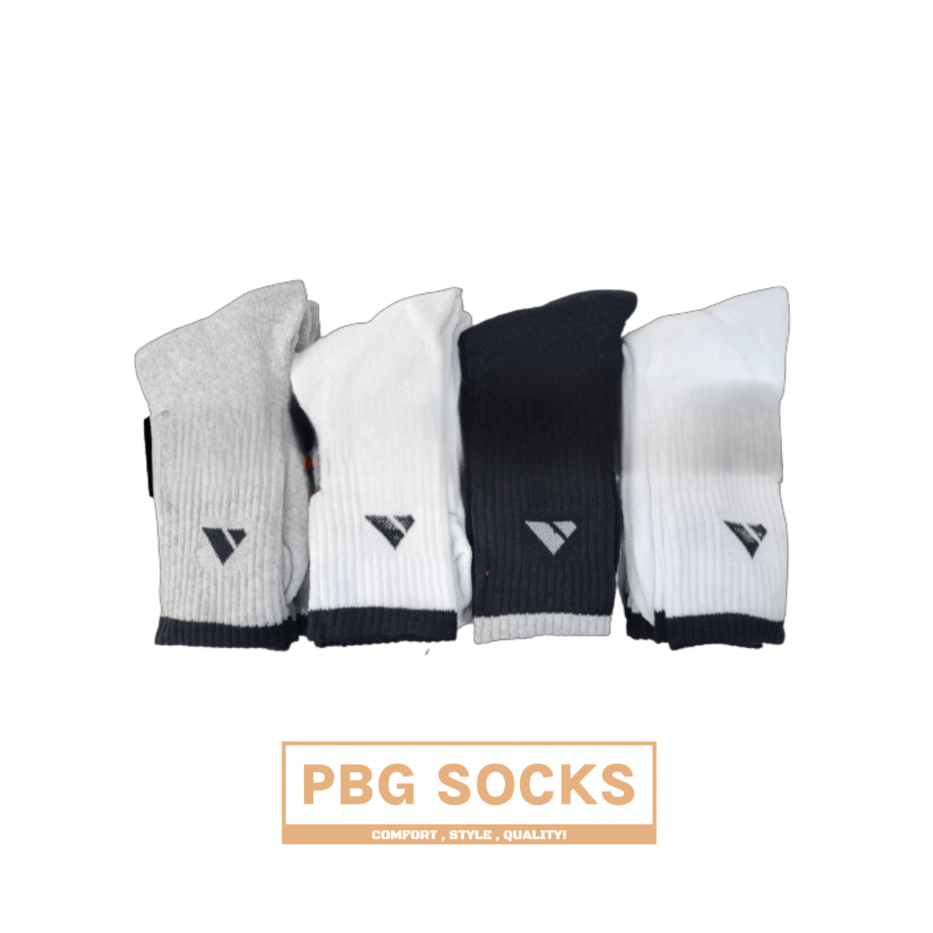 High-Performance Men's Crew Socks in various colors, showcasing their design and comfort features.