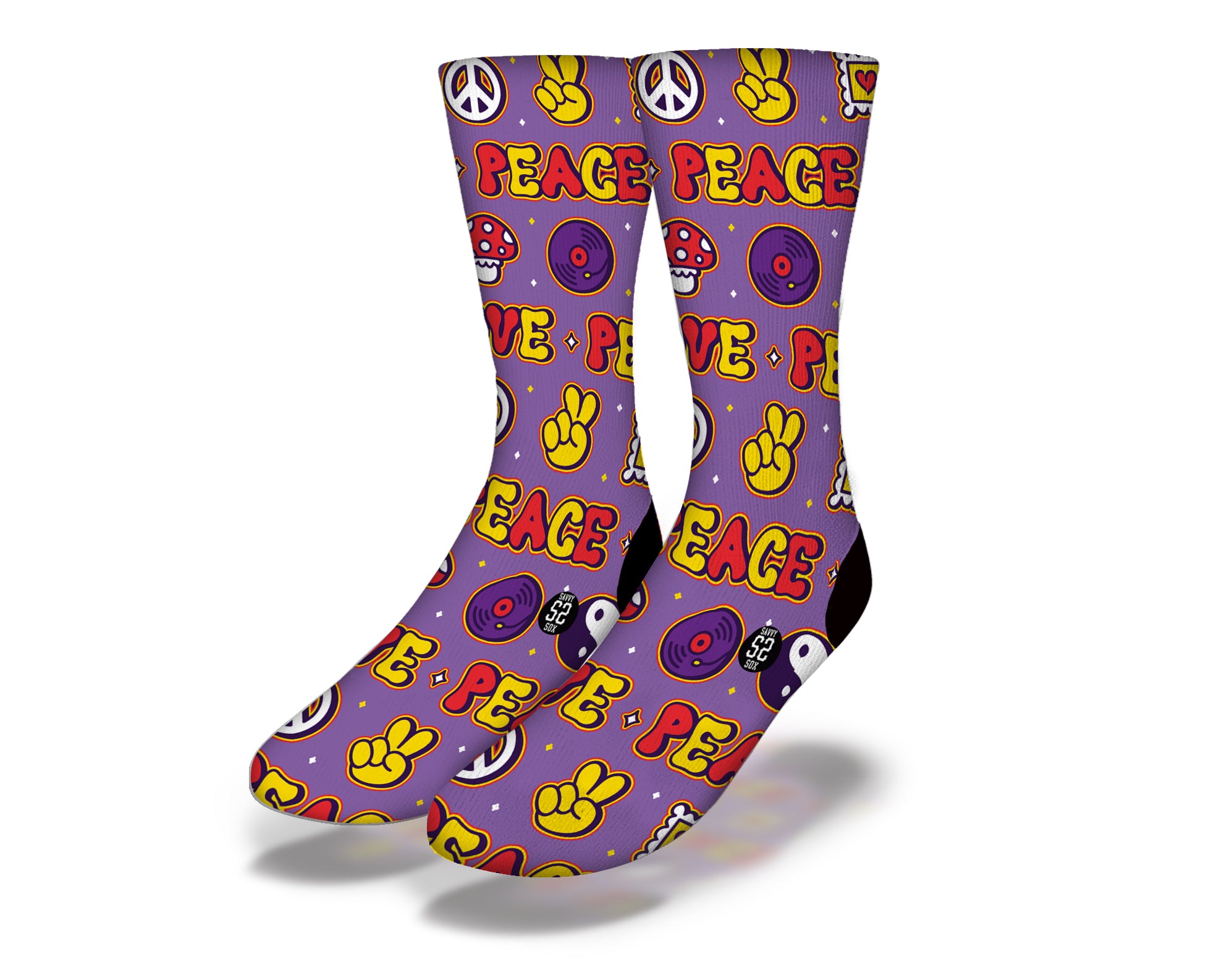 A vibrant purple fabric showcasing the Love and Peace Purple color, symbolizing tranquility and joy.