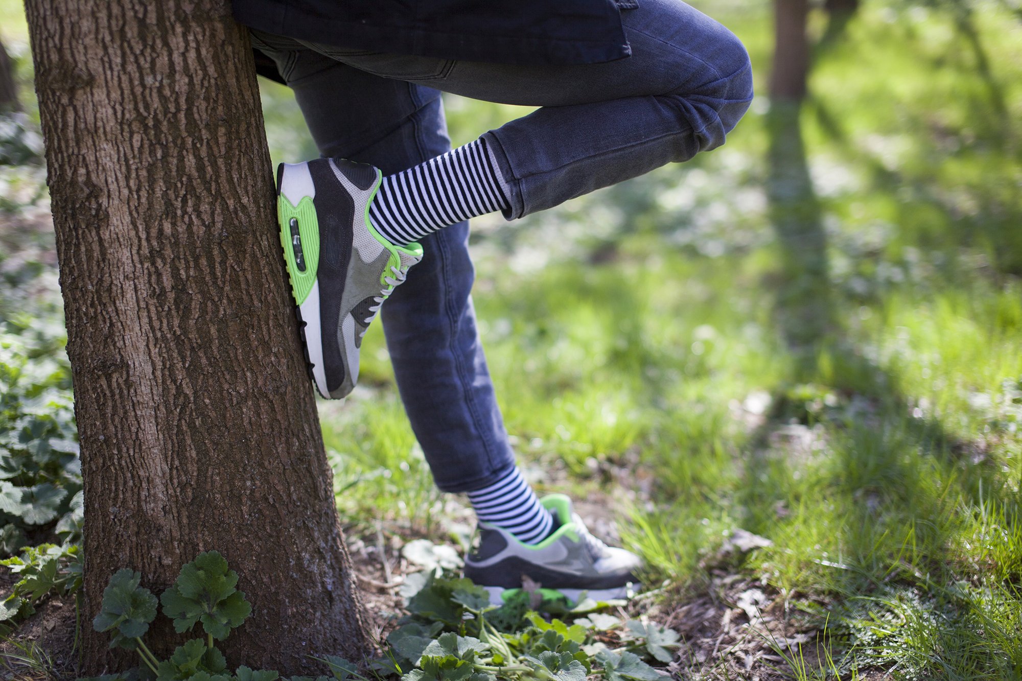 Men's Classic Stripes Socks featuring colorful designs and premium cotton material for comfort and style.