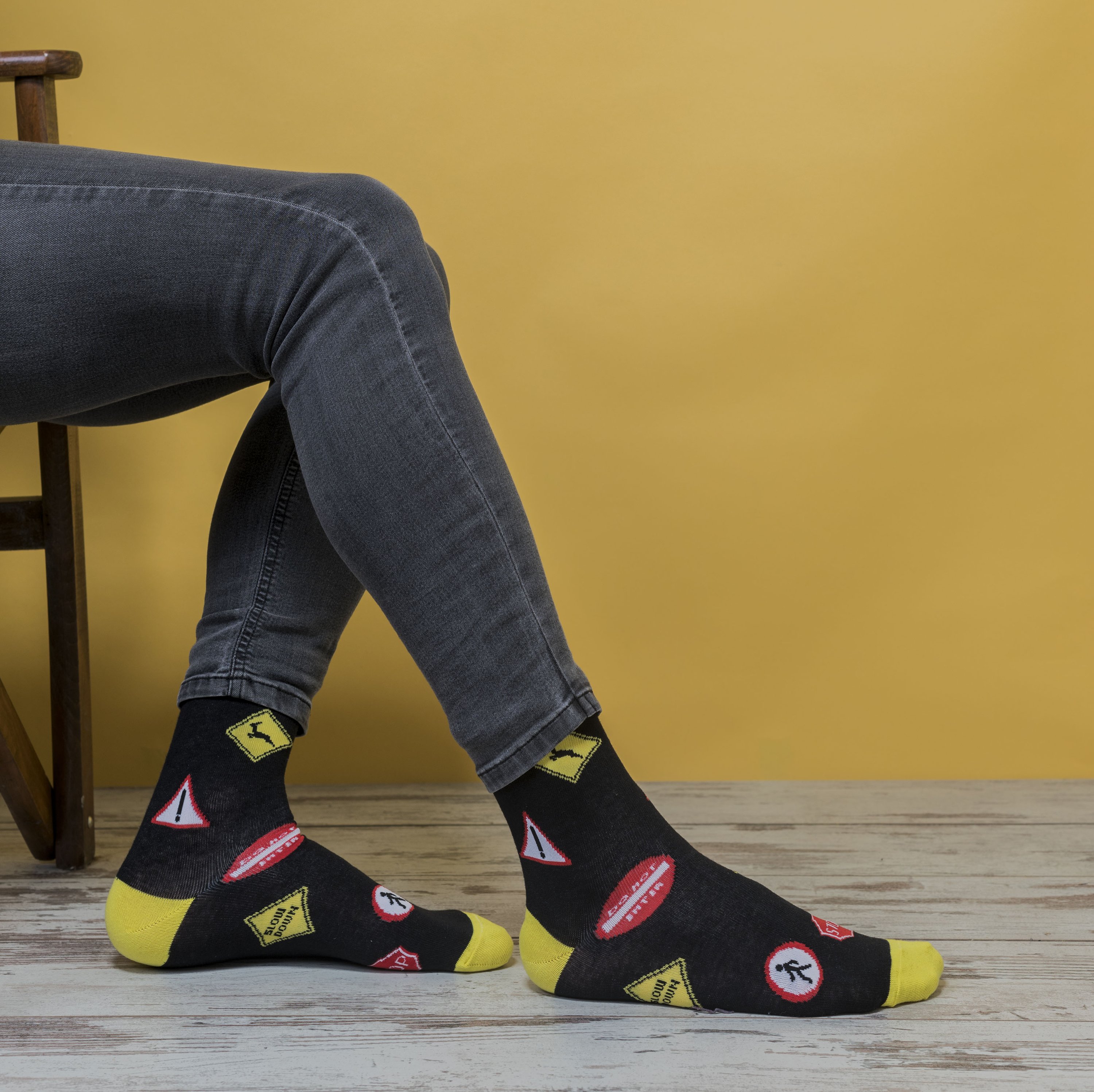 Men's Entertainment Socks featuring colorful designs and trendy patterns, perfect for adding style to any outfit.
