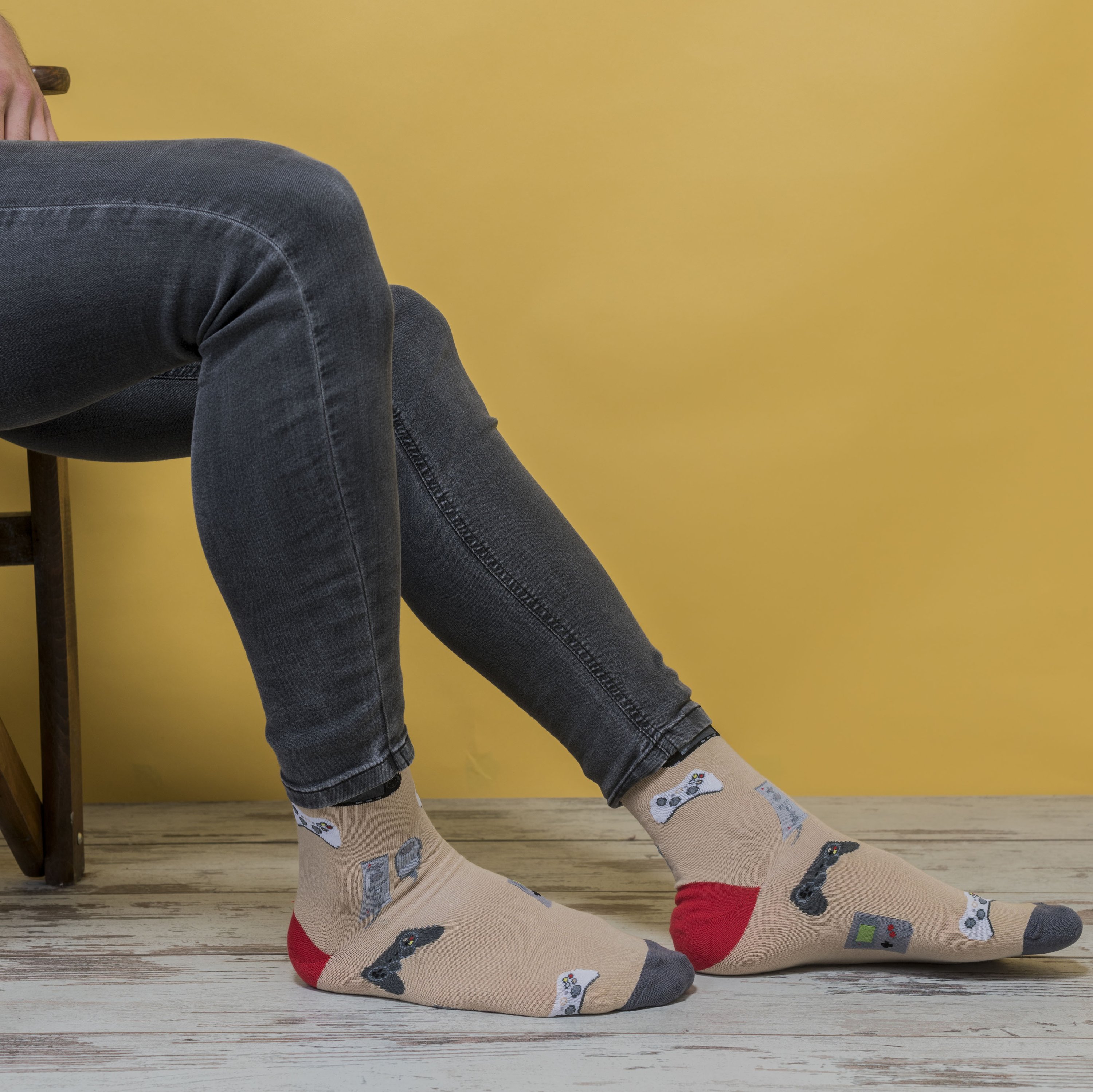 Men's Entertainment Socks featuring colorful designs and trendy patterns, perfect for adding style to any outfit.