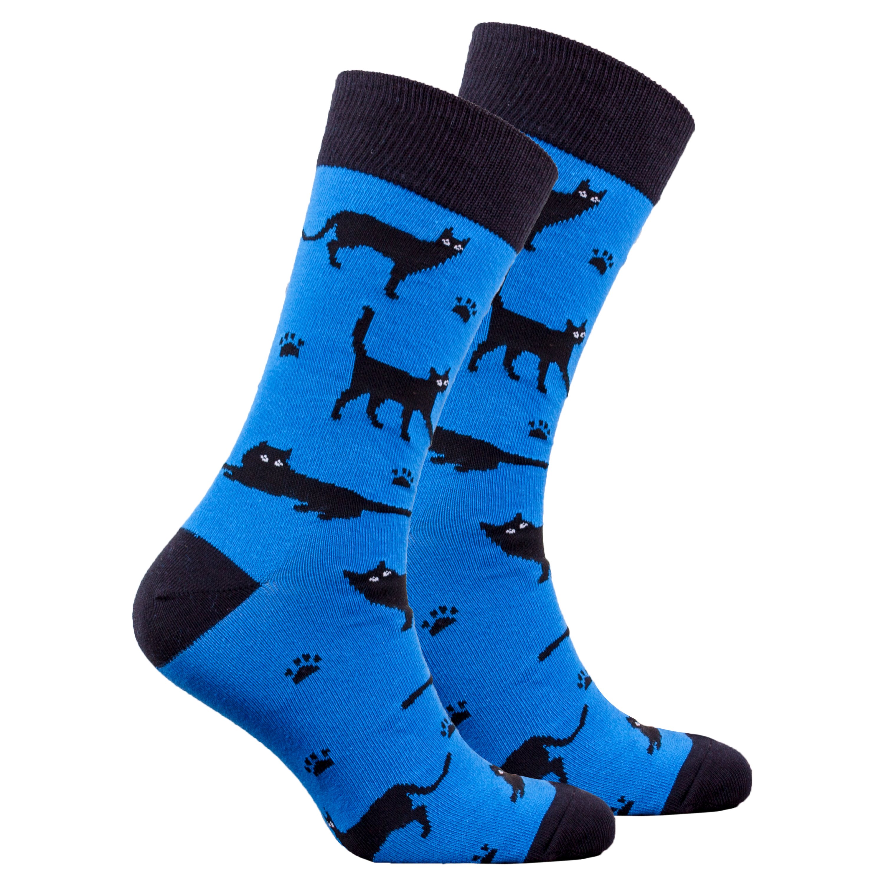 Men's Shadow Cat Socks featuring colorful designs and premium Turkish cotton for comfort and style.