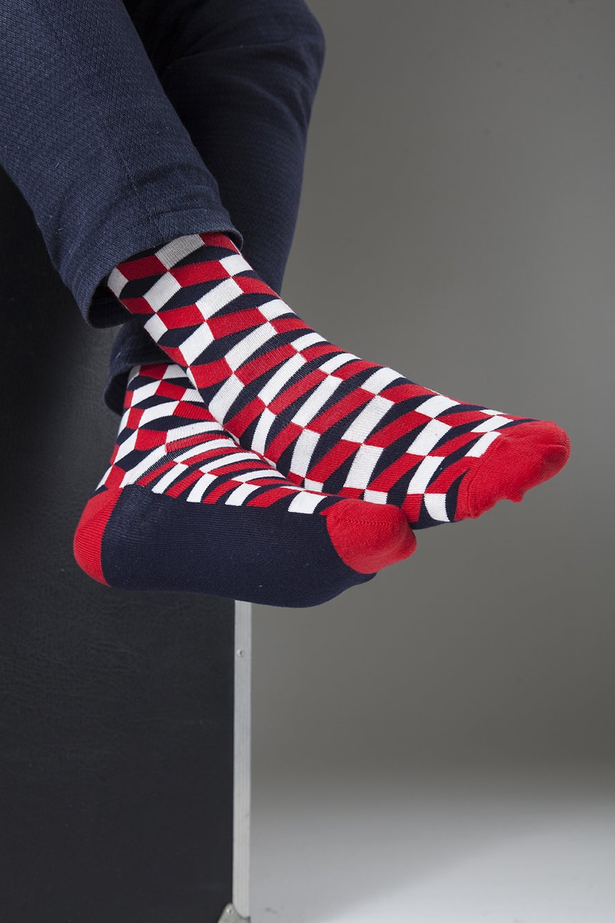 Men's Traditional Mix Set Socks featuring colorful designs and premium Turkish cotton for comfort and style.