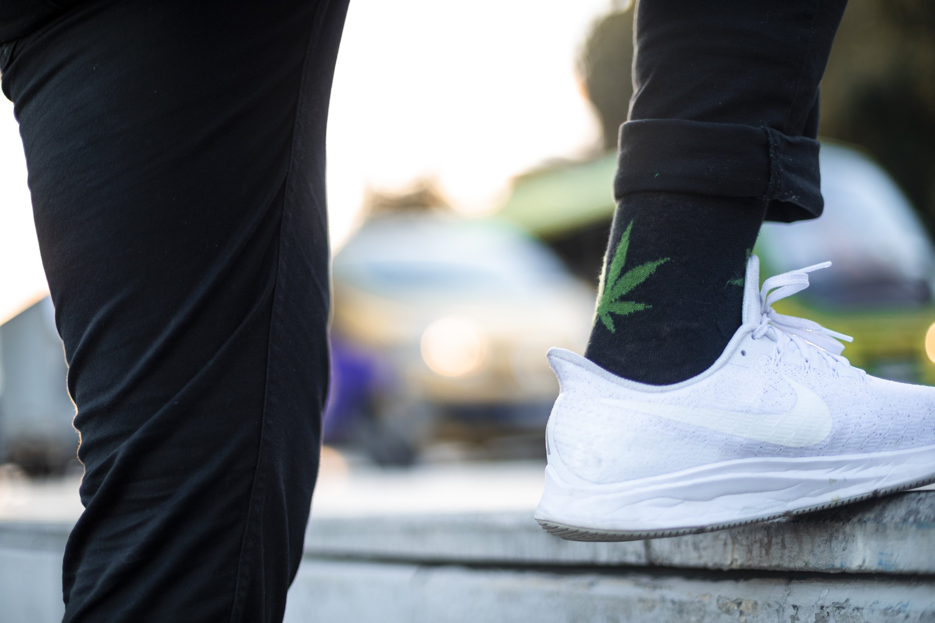 Colorful Men's Weed Socks featuring trendy designs made from soft Turkish cotton, perfect for adding a fun touch to any outfit.