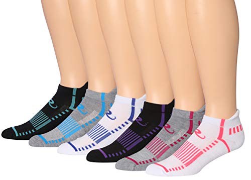 Ronnox Men's 6-Pairs Low Cut Running Socks in various colors, showcasing their athletic design and performance features.