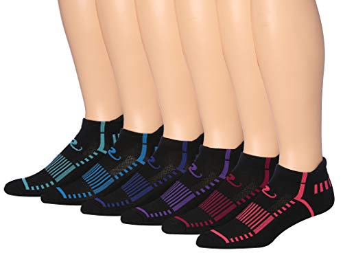 Ronnox Men's Low Cut Running Socks in various colors, showcasing their tab design and moisture-wicking fabric.