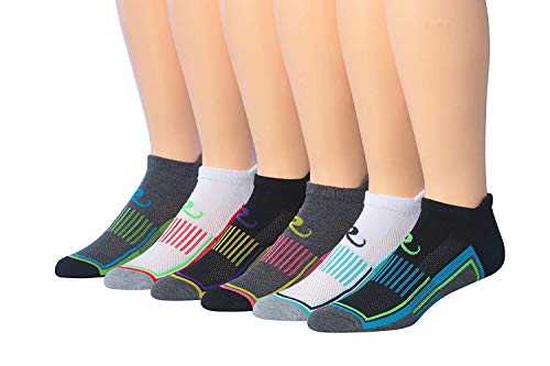Ronnox Men's 6-Pairs Low Cut Running Socks in various colors, showcasing their low cut design and tab for comfort.