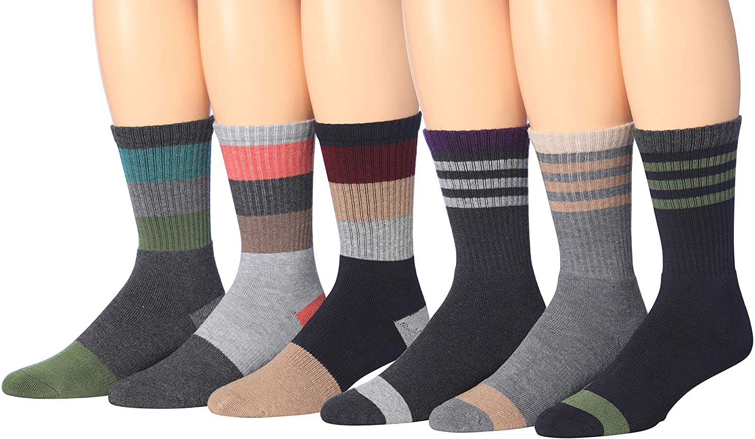 Ronnox Wool Blend Trekking Socks in various sizes, showcasing cushioned design and seamless toe for ultimate comfort during outdoor activities.