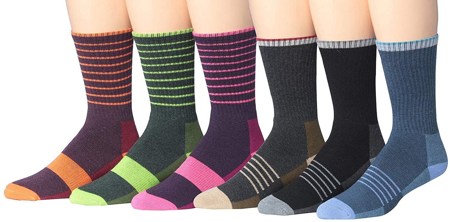 Ronnox Wool Blend Trekking Socks in various sizes, showcasing cushioned design and seamless toe for ultimate comfort during outdoor activities.