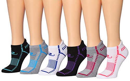 Ronnox Women's 6-Pairs Low Cut Running Socks in various colors, designed for comfort and performance.