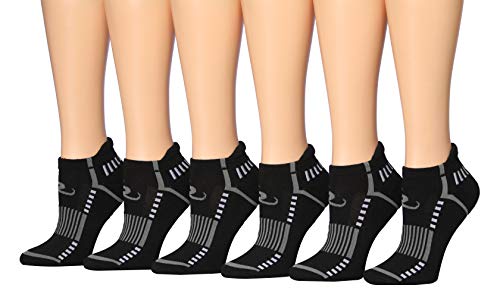Ronnox Women's 6-Pairs Low Cut Running Socks in various colors, showcasing their low cut design and athletic performance features.