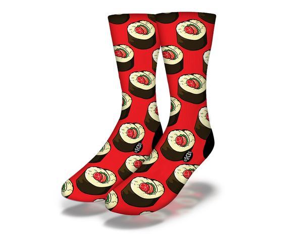 A vibrant plate of Sushi Big Rolls (Red) showcasing generous portions filled with fresh ingredients, perfect for sharing.