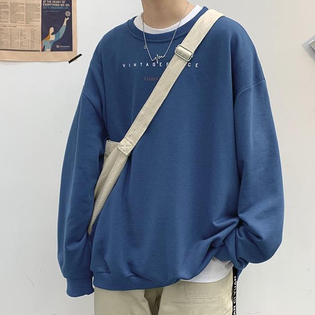 1997 Printed Oversized Pullover featuring a unique print, made from cotton and polyester, suitable for casual wear in various seasons.