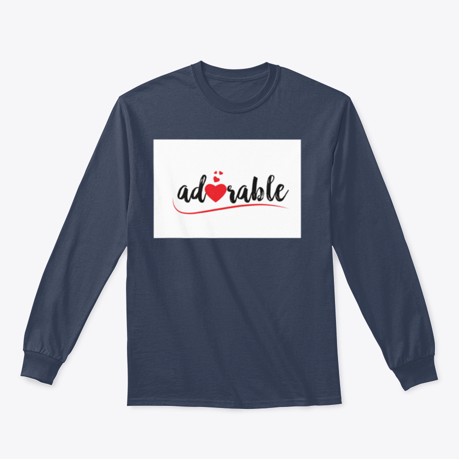 Adorable sweatshirt featuring a red love heart design, showcasing a stylish and comfortable fit.