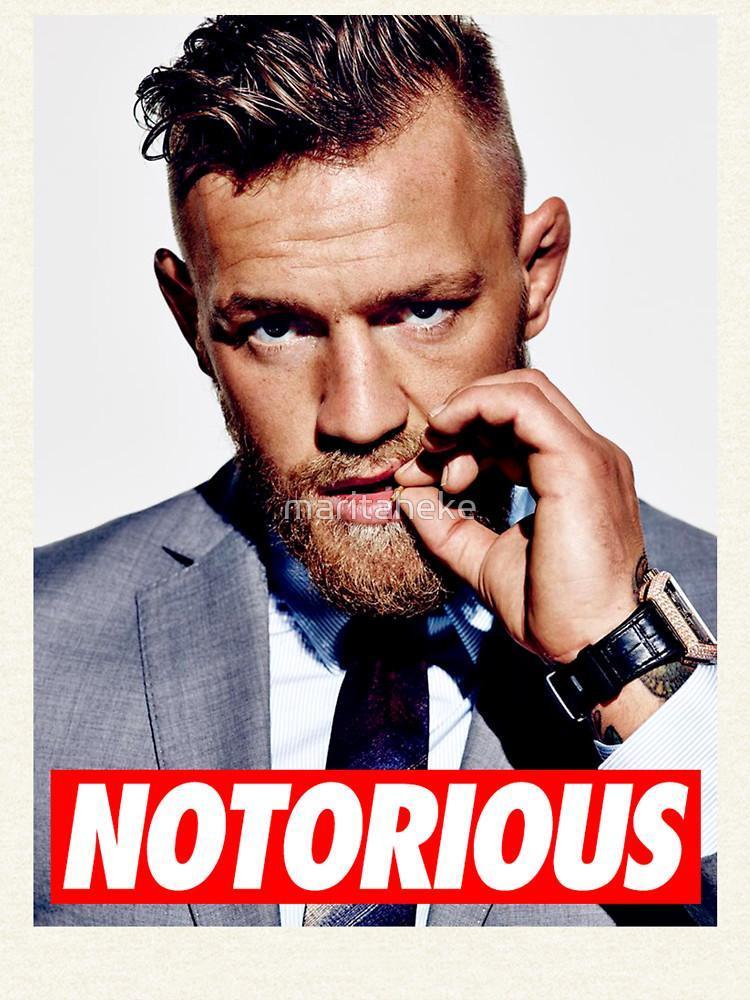 Gray Conor McGregor women hoodie with unique full print design, showcasing vibrant custom prints like galaxy and emojis.