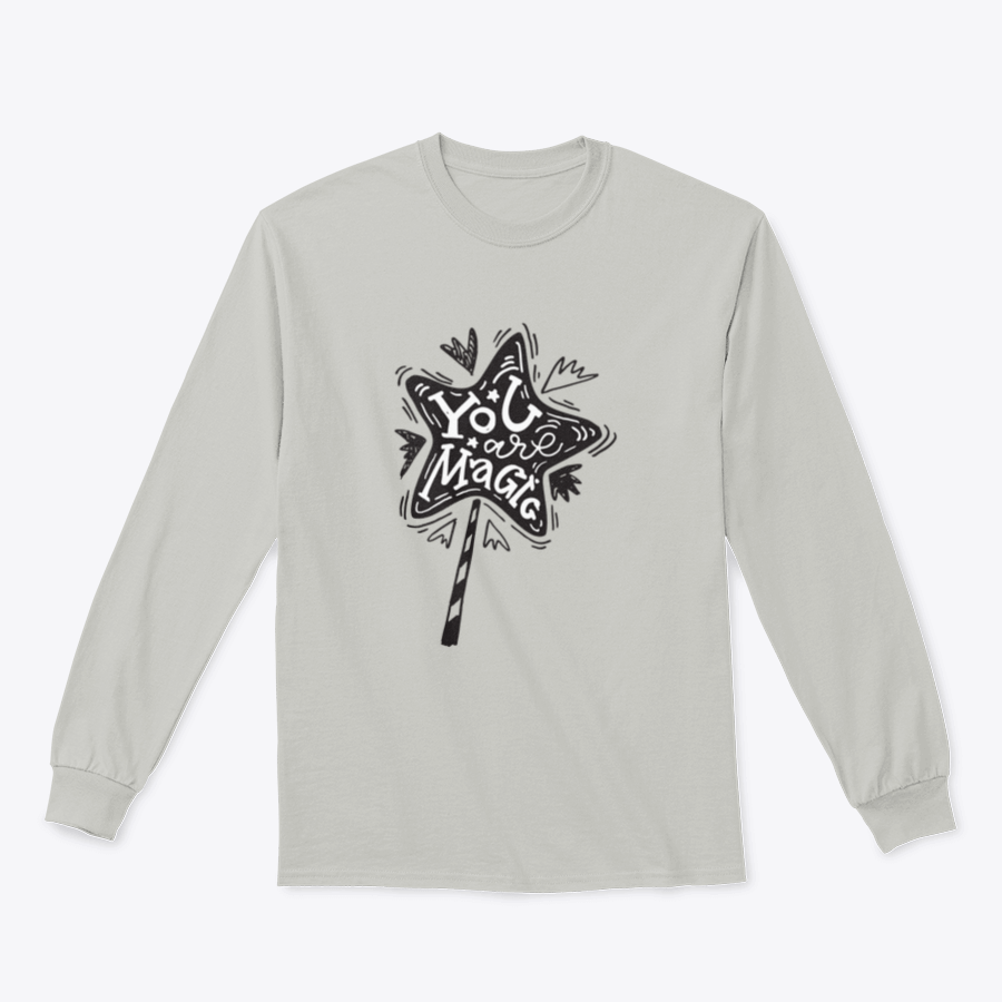 Cute hand-drawn doodle lettering postcard featuring silhouette art design, perfect for sending heartfelt messages.