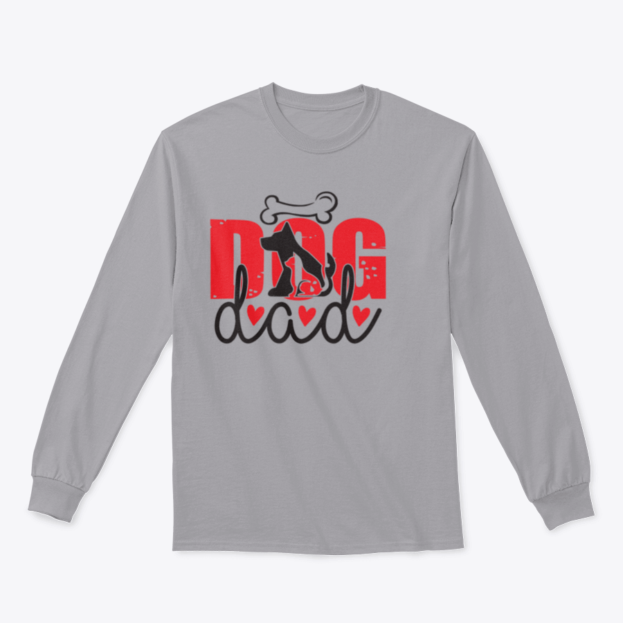 A comfortable Dog Dad T-Shirt made from 100% cotton, featuring a classic fit and stylish design for dog lovers.
