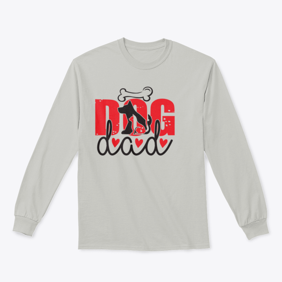 A comfortable Dog Dad T-Shirt made from 100% cotton, featuring a classic fit and stylish design for dog lovers.