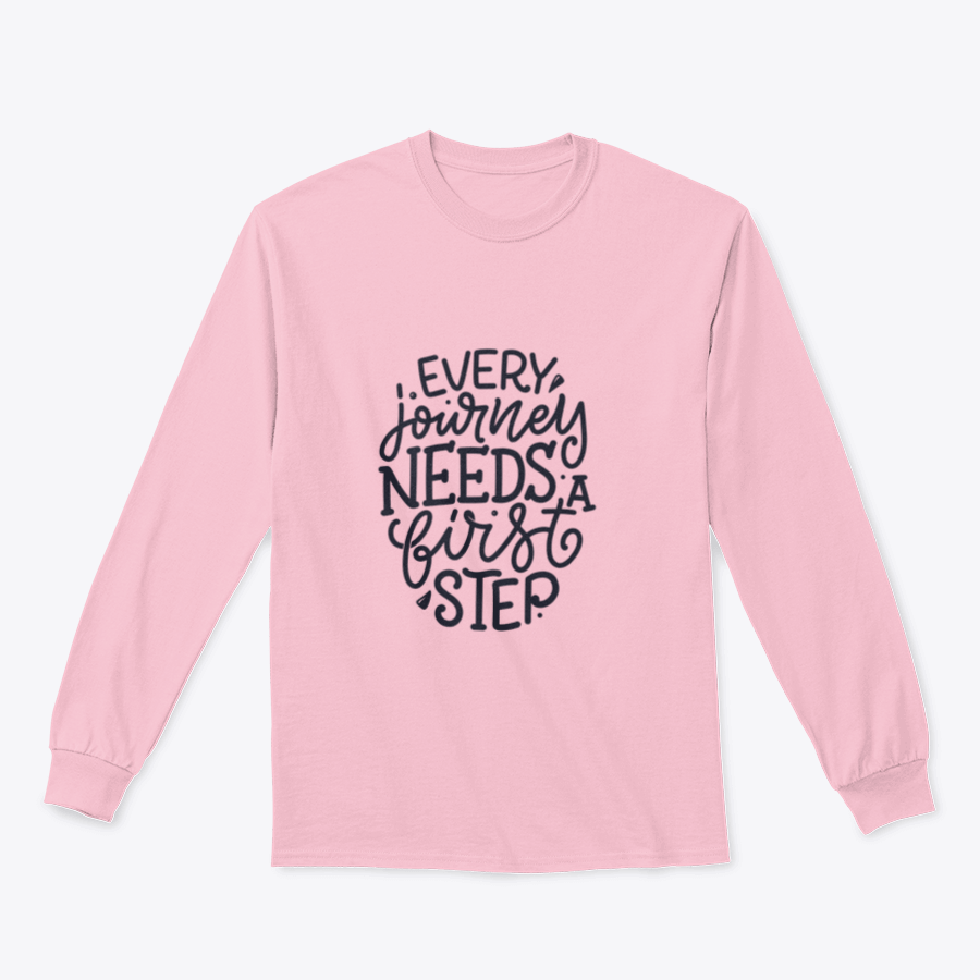 A stylish drawn lettering quote in modern calligraphy, showcasing motivational text on a comfortable cotton-polyester blend fabric.