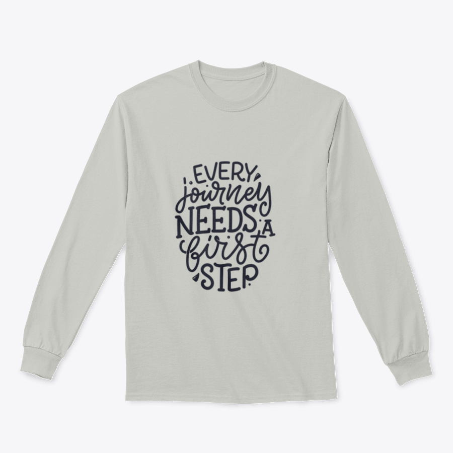 A stylish drawn lettering quote in modern calligraphy, showcasing motivational text on a comfortable cotton-polyester blend fabric.