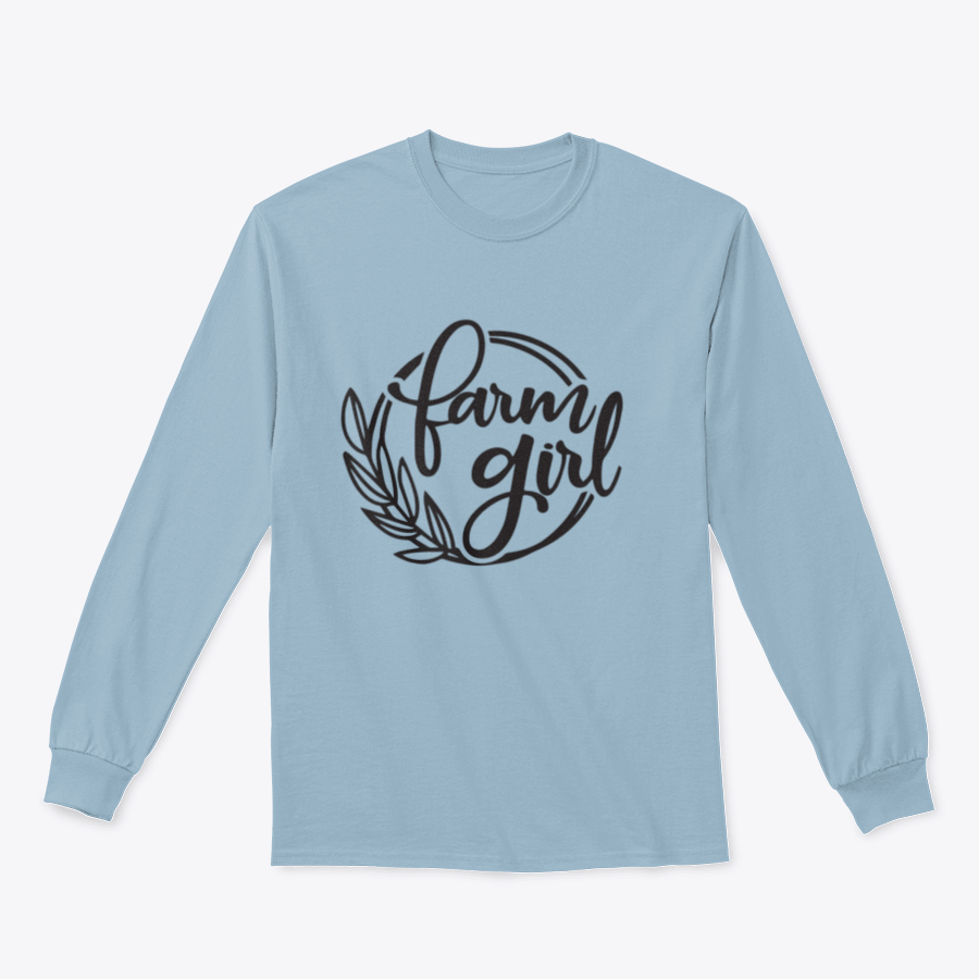Farm Girl Logo Design sweatshirt in various colors, showcasing its comfortable fit and stylish logo.