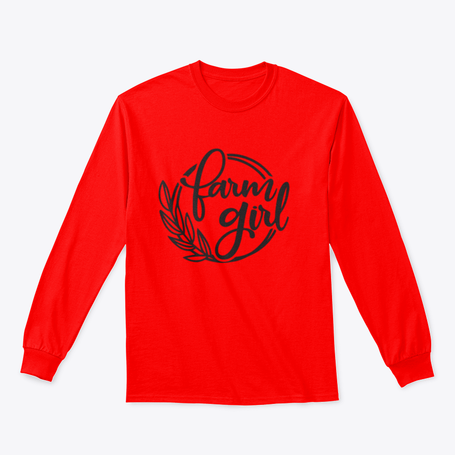 Farm Girl Logo Design sweatshirt in various colors, showcasing its comfortable fit and stylish logo.