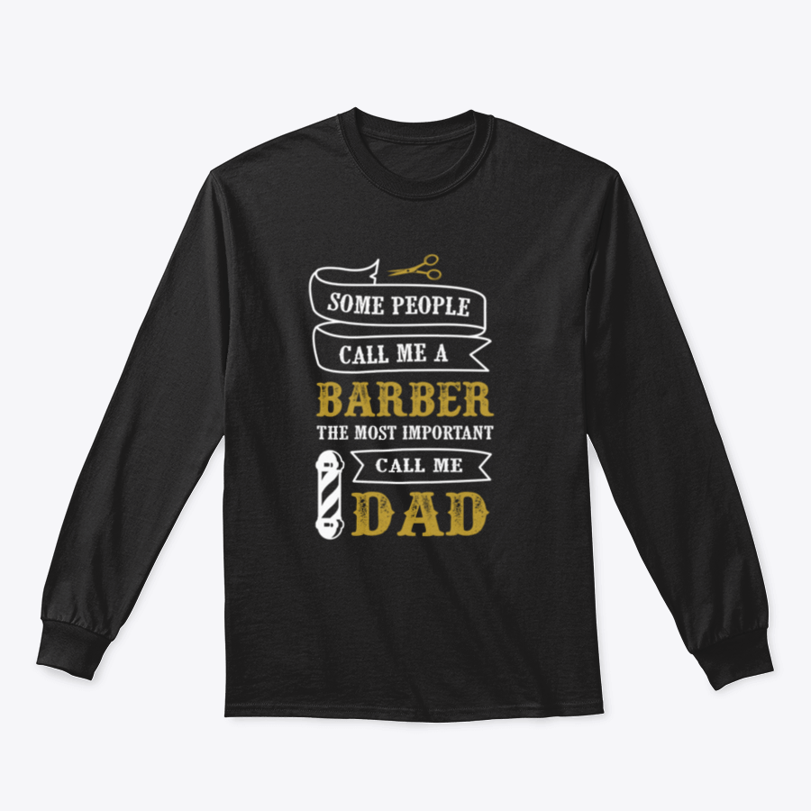A comfortable 'Call Me Dad' shirt made of 100% cotton, showcasing a classic fit and midweight fabric, perfect for Father's Day.
