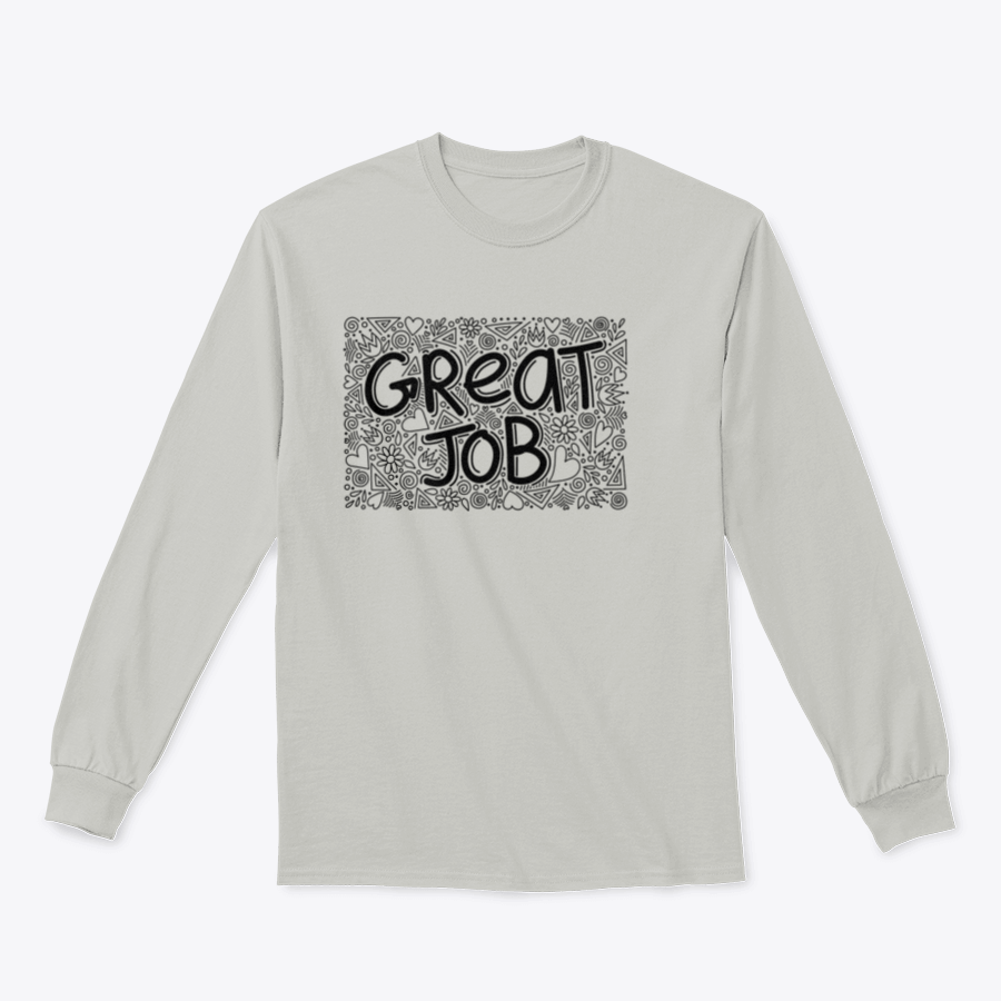 Great Job Word Doodle Pattern Anti-Stress design featuring a playful and colorful pattern, ideal for adults seeking comfort and style.